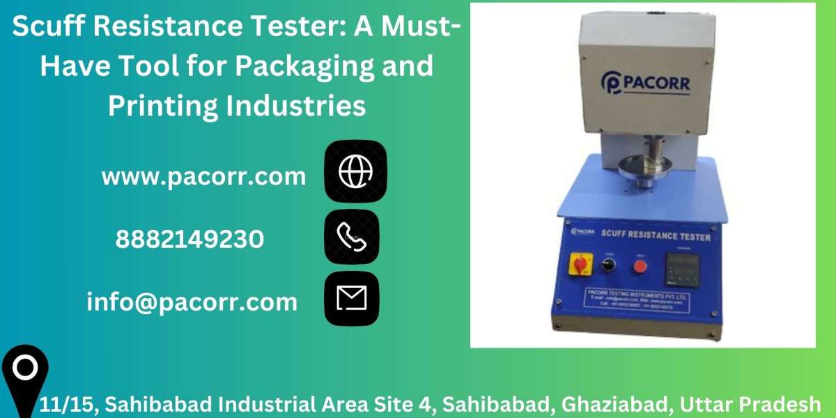 Discover How the Scuff Resistance Tester from pacorr.com Ensures Packaging Durability with Precision Testing