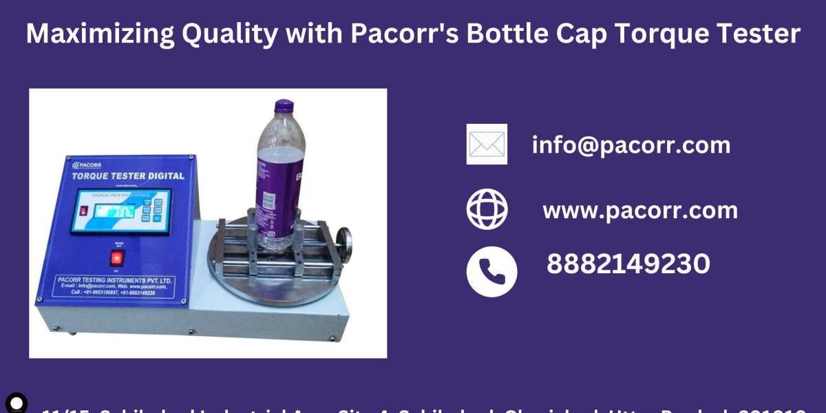 How Pacorr’s Bottle Cap Torque Tester Transforms Packaging Quality Control Processes