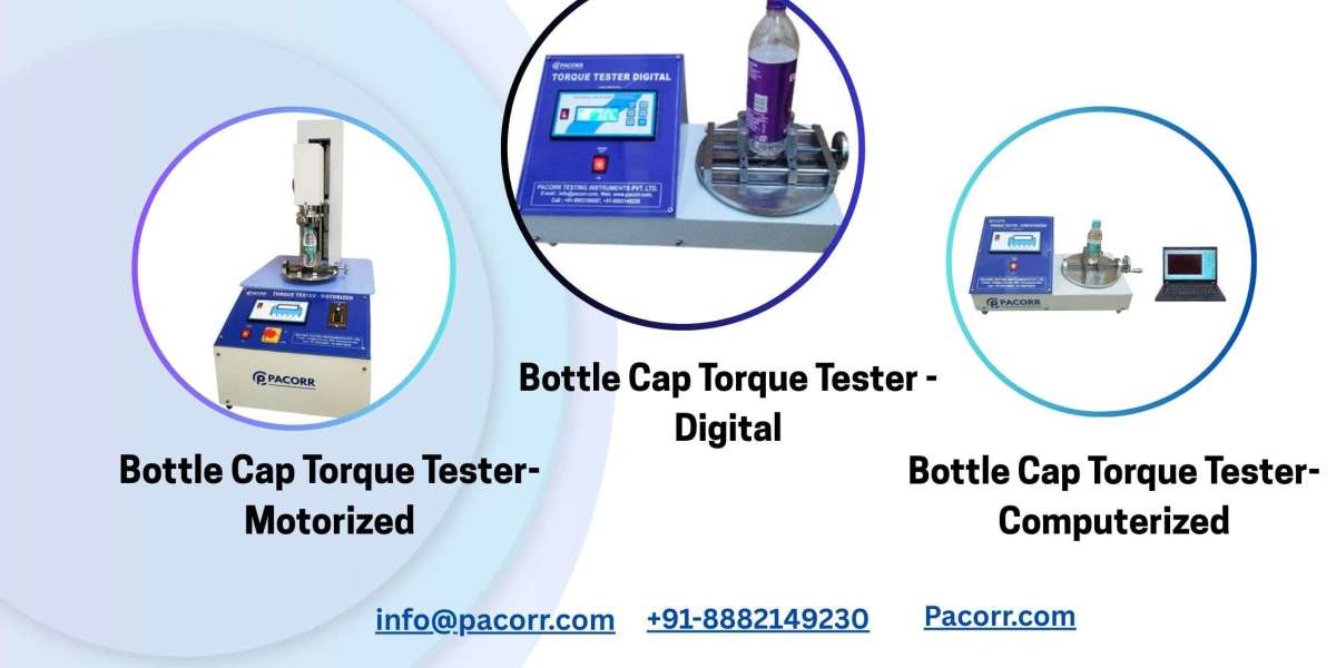 Bottle Cap Torque Tester Achieving Consistent and Secure Bottle Seals