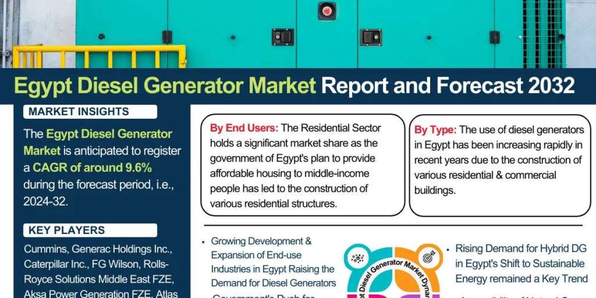 Egypt Diesel Generator Market Insights: Key Drivers, Challenges, and Future Growth Prospects 2032| The Report Cube