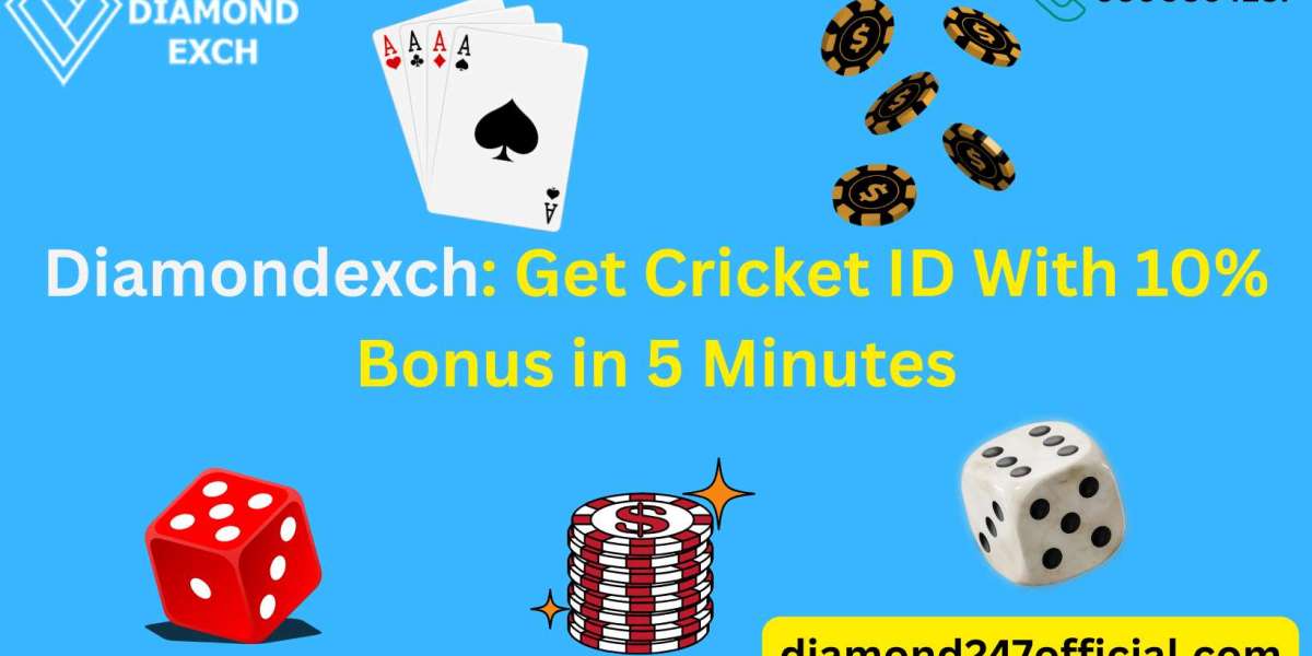 Diamondexch: Get Cricket ID With 10% Bonus in 5 Minutes