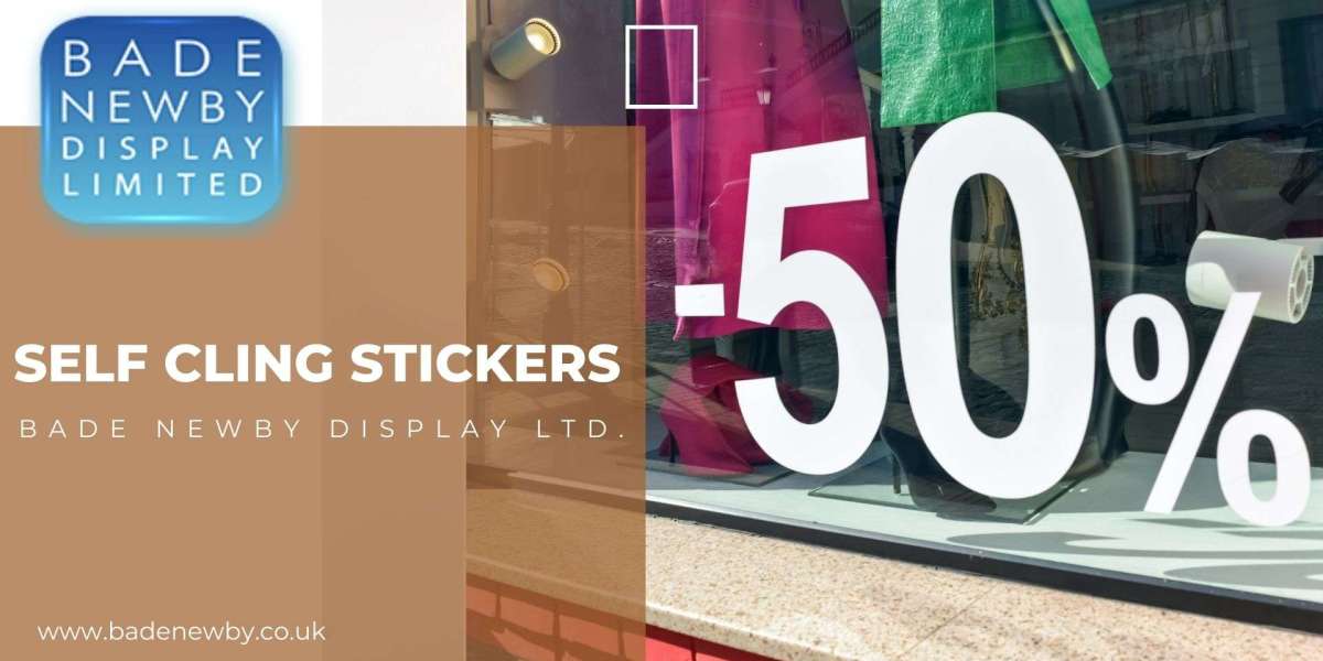 Premium Self Cling & Double Sided Stickers UK