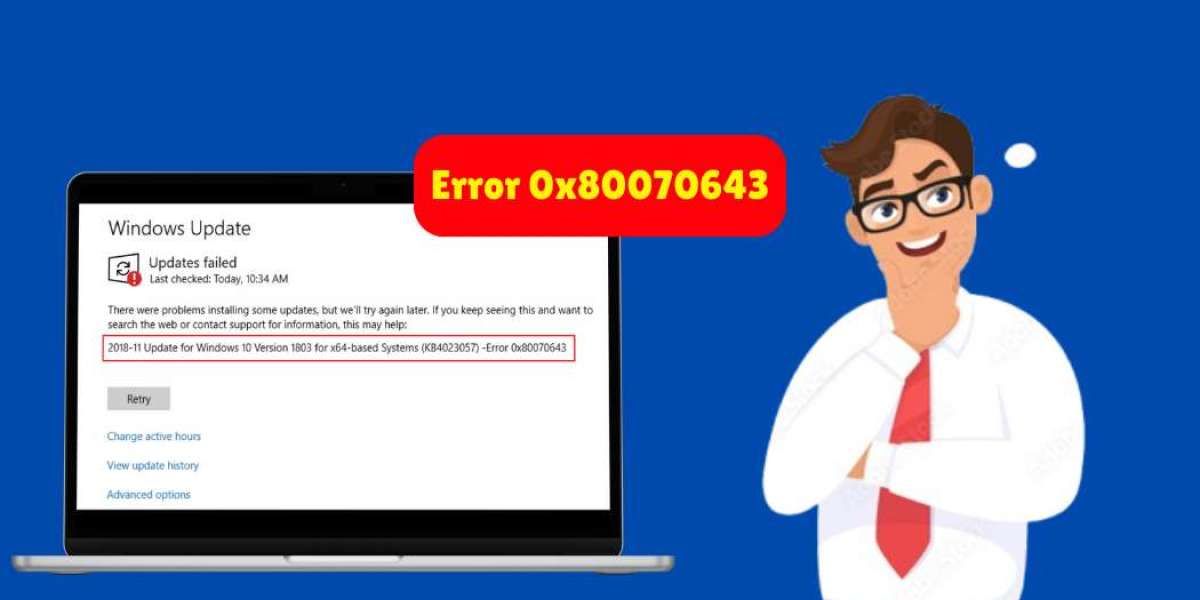 How To Fix Windows Update Error 0x80070643