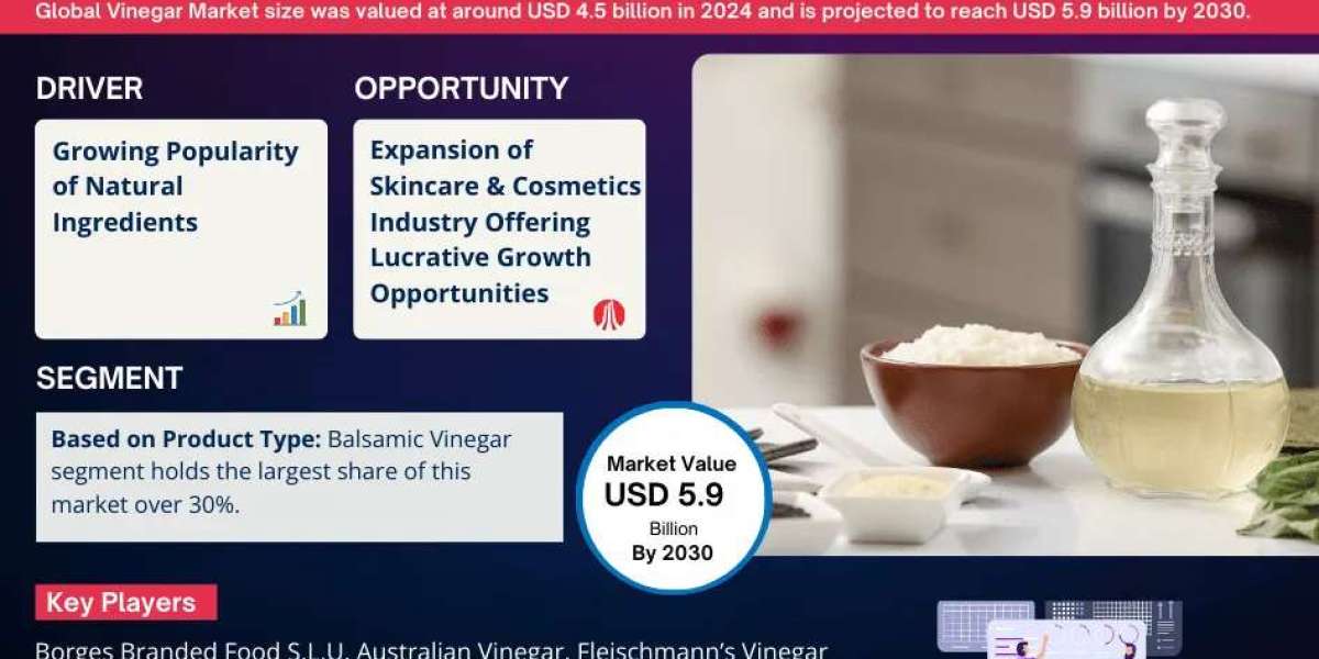 Exploring Vinegar Market Opportunity, Latest Trends, Demand, and Development By 2030| MarkNtel