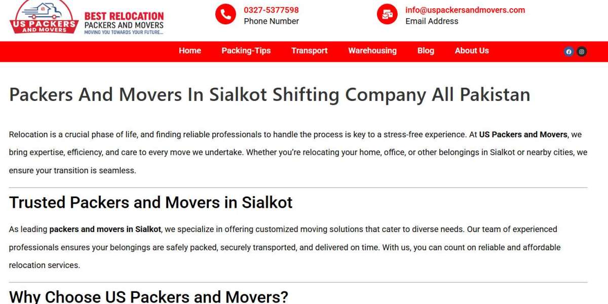 Packers And Movers In Sialkot A Complete Direct to Hassle-Free Movement