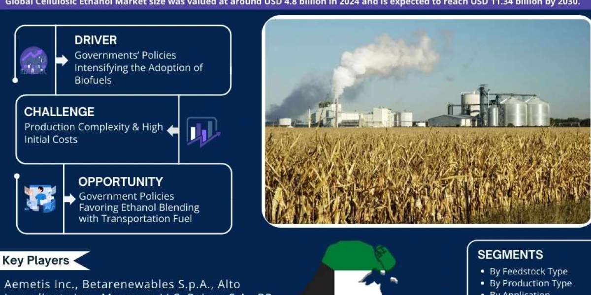 Cellulosic Ethanol Market Breakdown By Size, Share, Growth, Trends, and Industry Analysis| MarkNtel