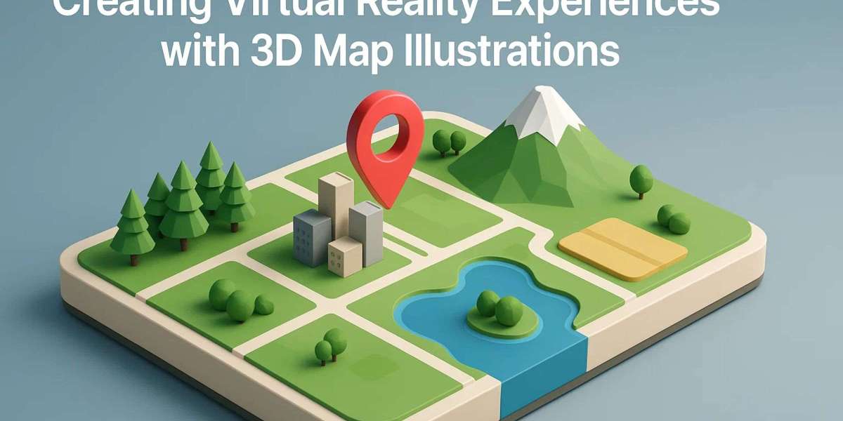 Creating Virtual Reality Experiences with 3D Map Illustrations