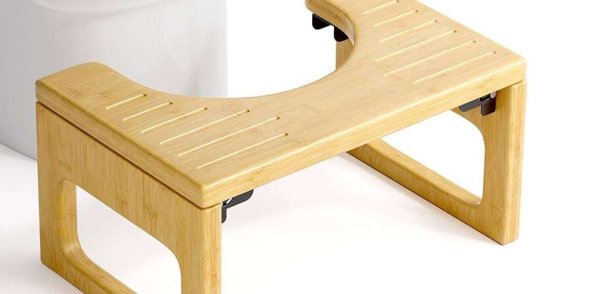 Durable Bamboo Stools for Home and Bathroom Use