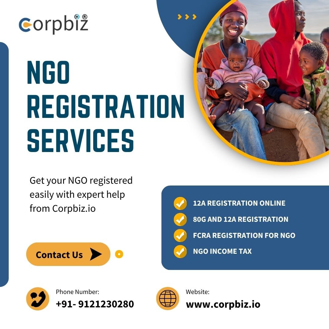 NGO Registration Online in India | 12A, 80G & FCRA - Corpbiz