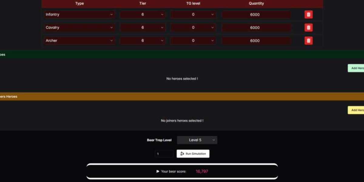 Bear Battle Damage Calculation - Example Simulation