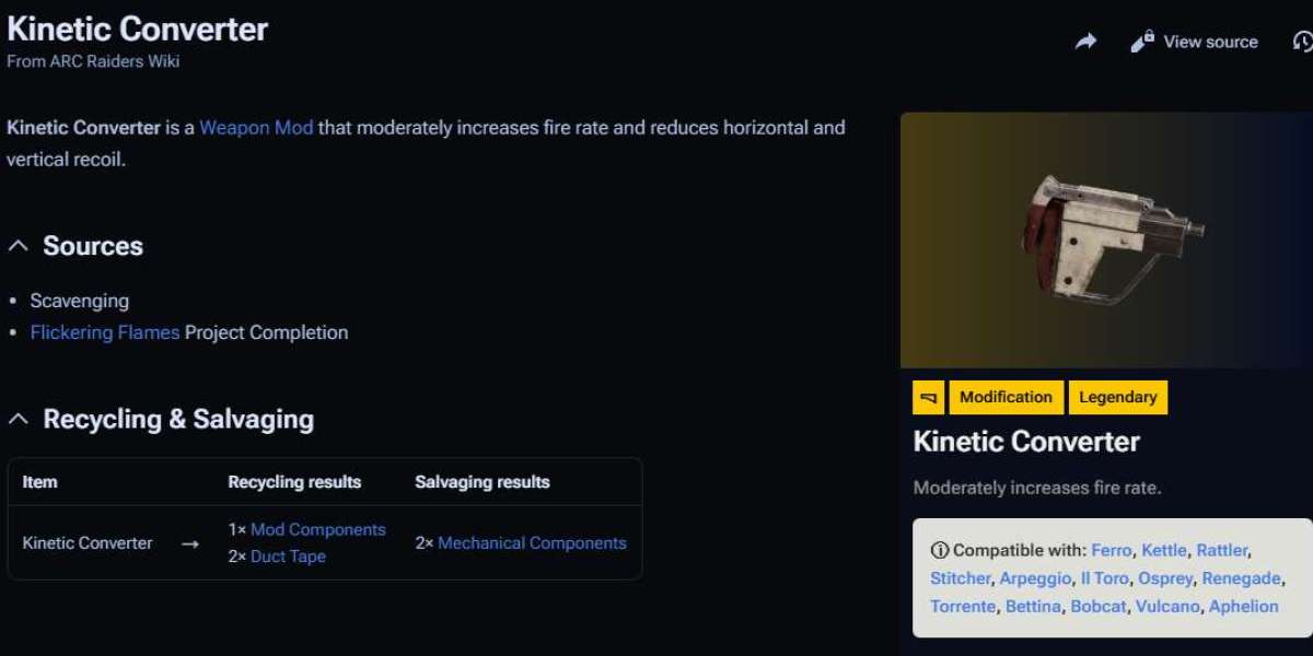 Arc Raiders: Kinetic Converter Blueprint Guide