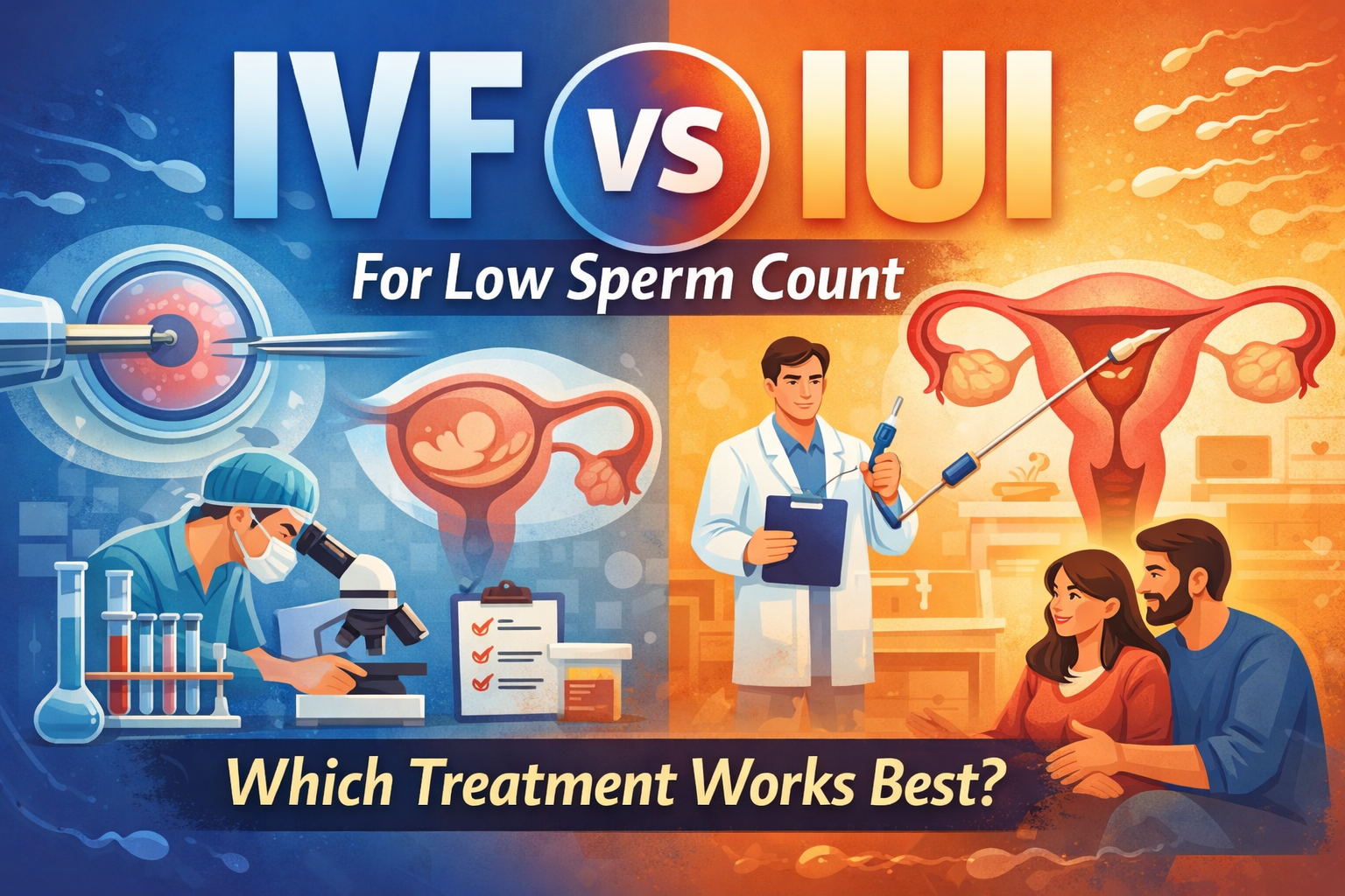 IVF vs IUI for Low Sperm Count: Which Treatment Works Best?