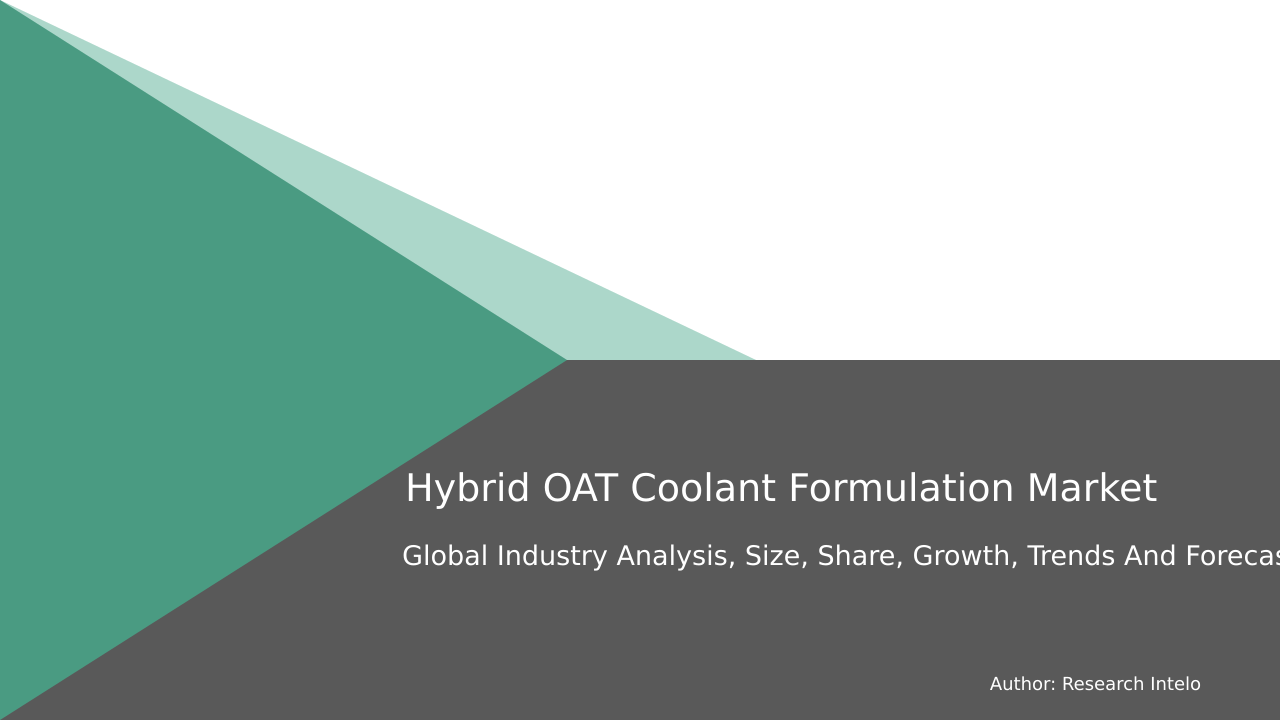 Hybrid OAT Coolant Formulation Market Research Report 2033