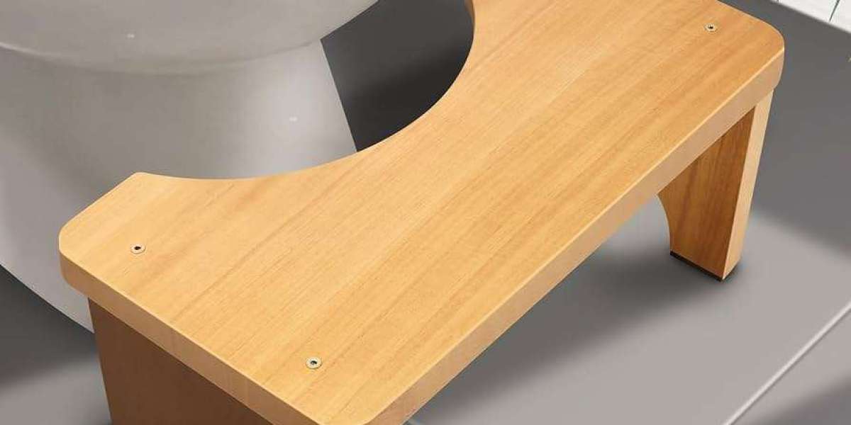 How a Wooden Toilet Stool Improves Bathroom Posture