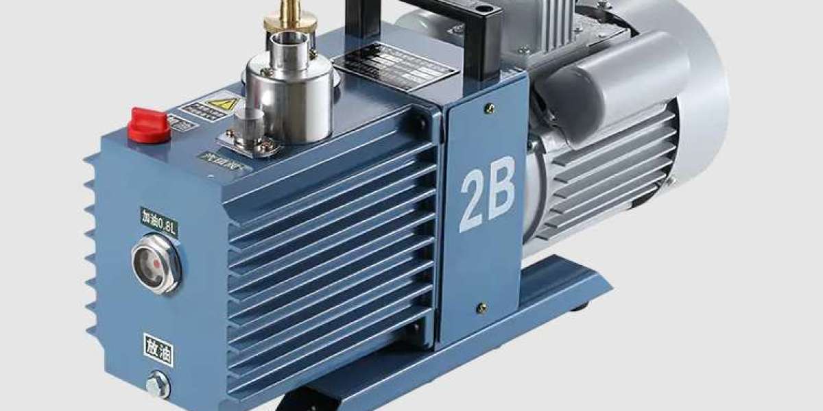 Industrial Double-Stage Rotary Vane Vacuum Pump Workflow Support