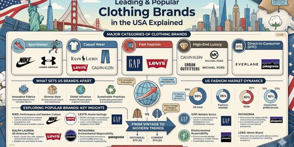 Leading & Popular Clothing Brands in the USA Explained