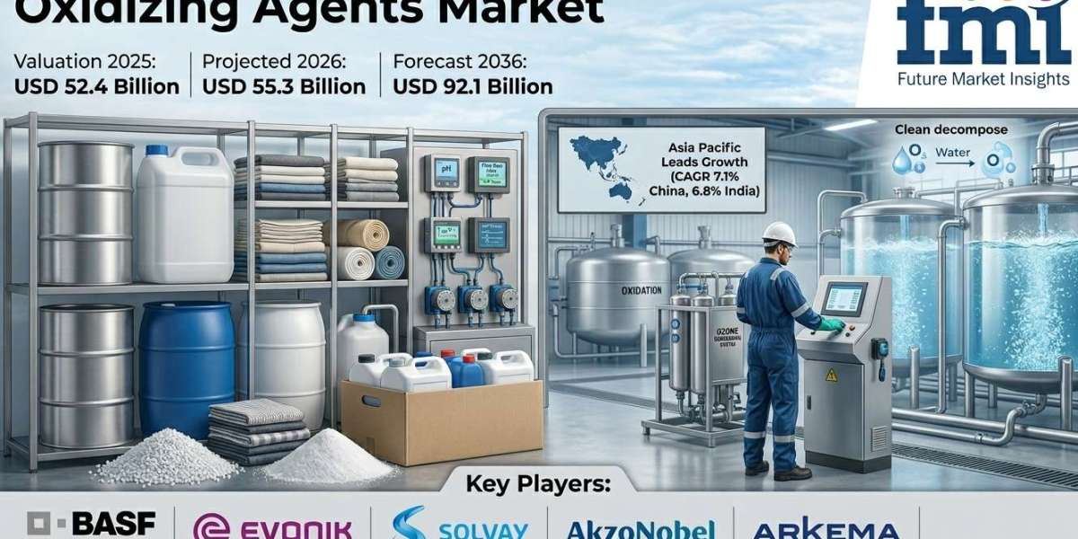 Oxidizing Agents Market to Reach USD 92.1B by 2036, Asia Pacific Leads with BASF, Evonik, Solvay