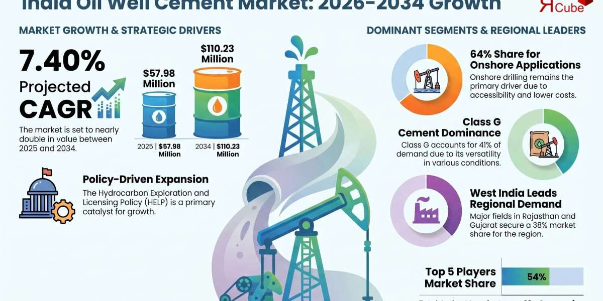 India Oil Well Cement Industry Expected to Reach USD 110.23 Million by 2034 | The Report Cube
