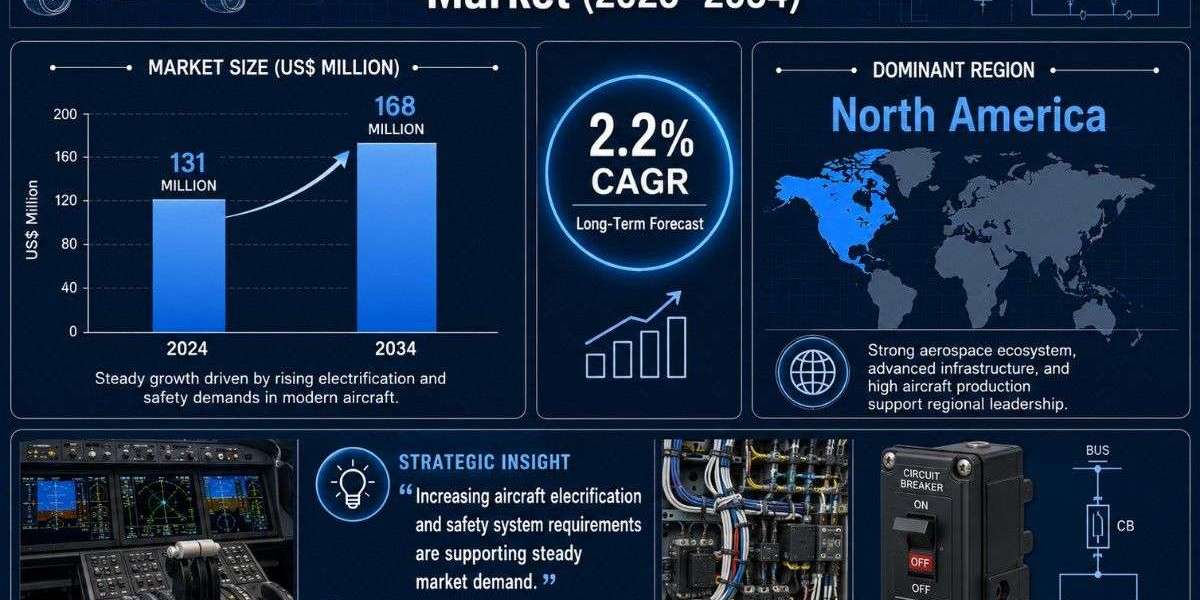 Aircraft Electrical Circuit Breakers Market to Reach US$ 168 Million by 2034