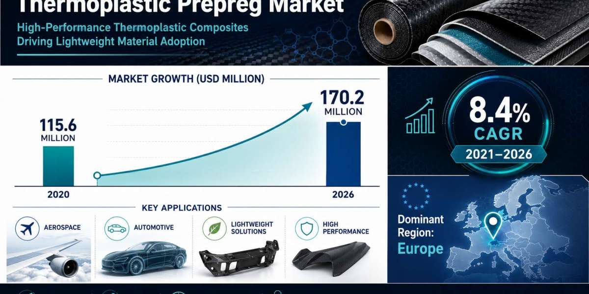 Thermoplastic Prepreg Market to Reach USD 170.2 Million by 2026, Driven by Aerospace and Automotive Recovery