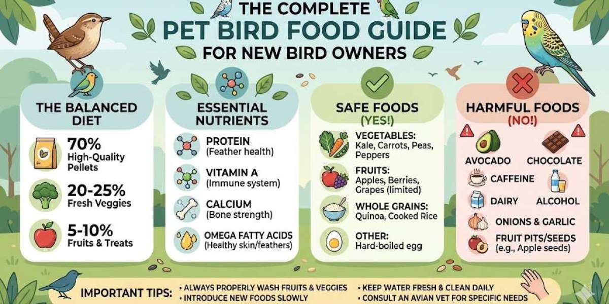 The Complete Pet Bird Food Guide for New Bird Owners