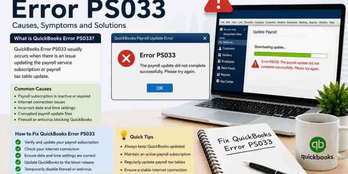 QuickBooks Error PS033 Payroll Fix & Troubleshooting