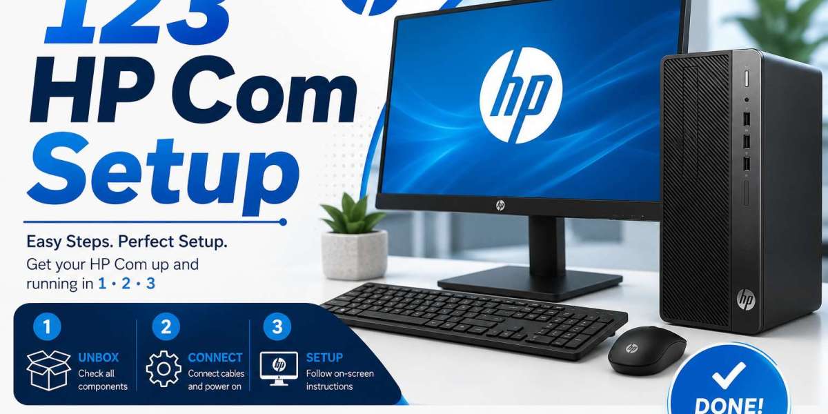 123 HP Com Setup: Quick & Easy HP Printer Setup for Beginners