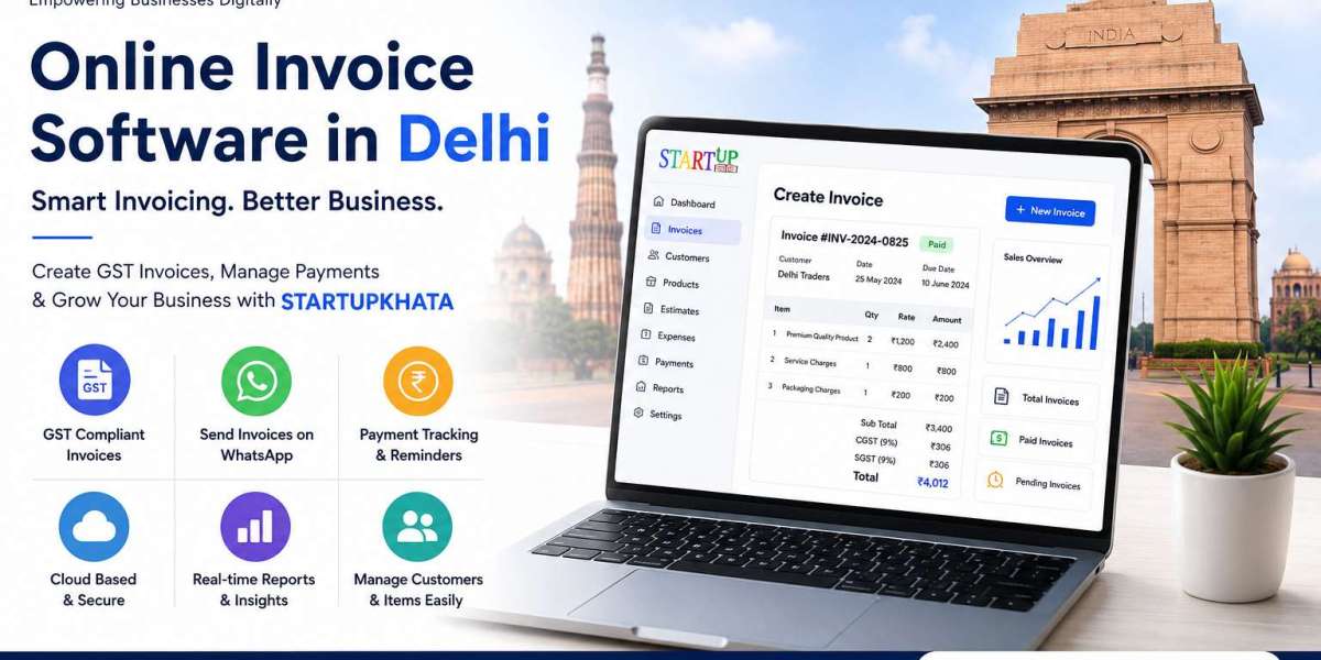 Online Invoice Software in Delhi – Simplify Your Business Billing with StartupKhata