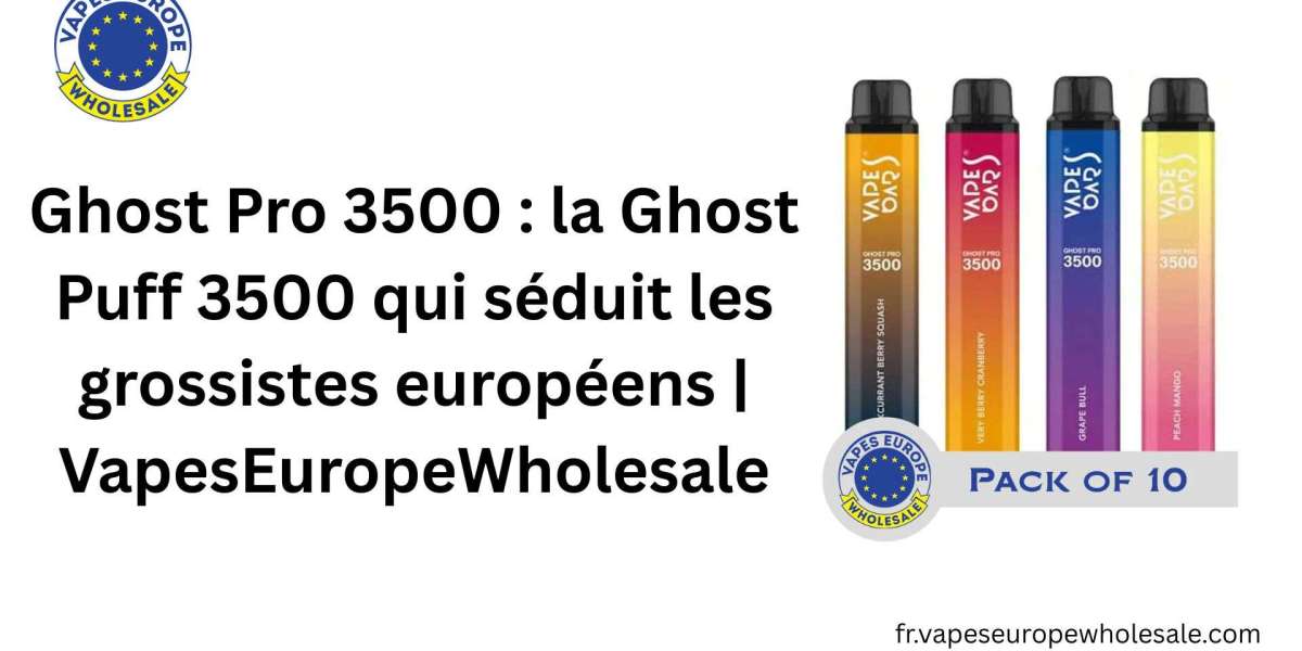 Ghost Pro 3500 : la Ghost Puff 3500 qui séduit les grossistes européens | VapesEuropeWholesale