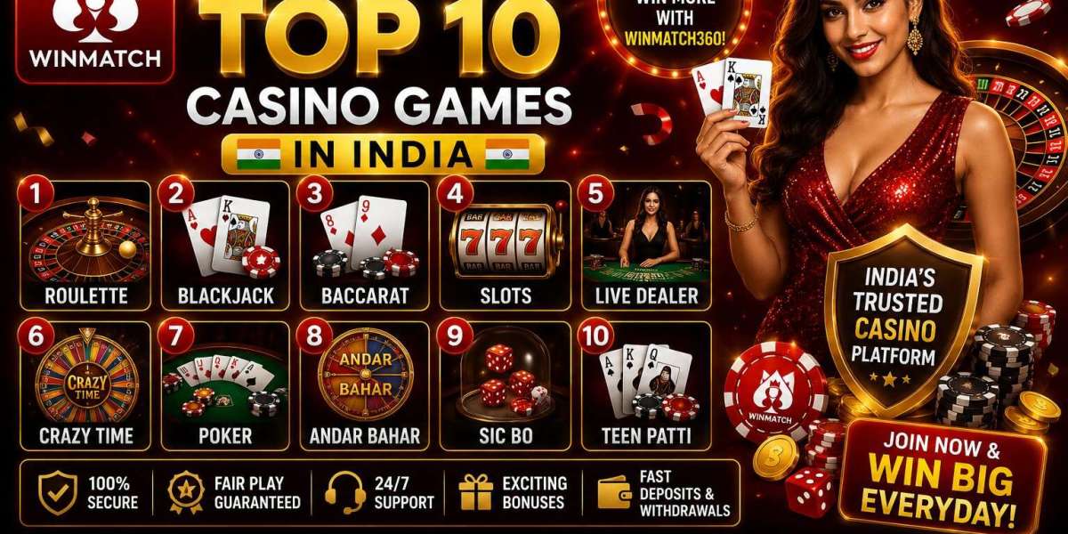 WinMatch360: What Are the Top 10 Casino Games in India?