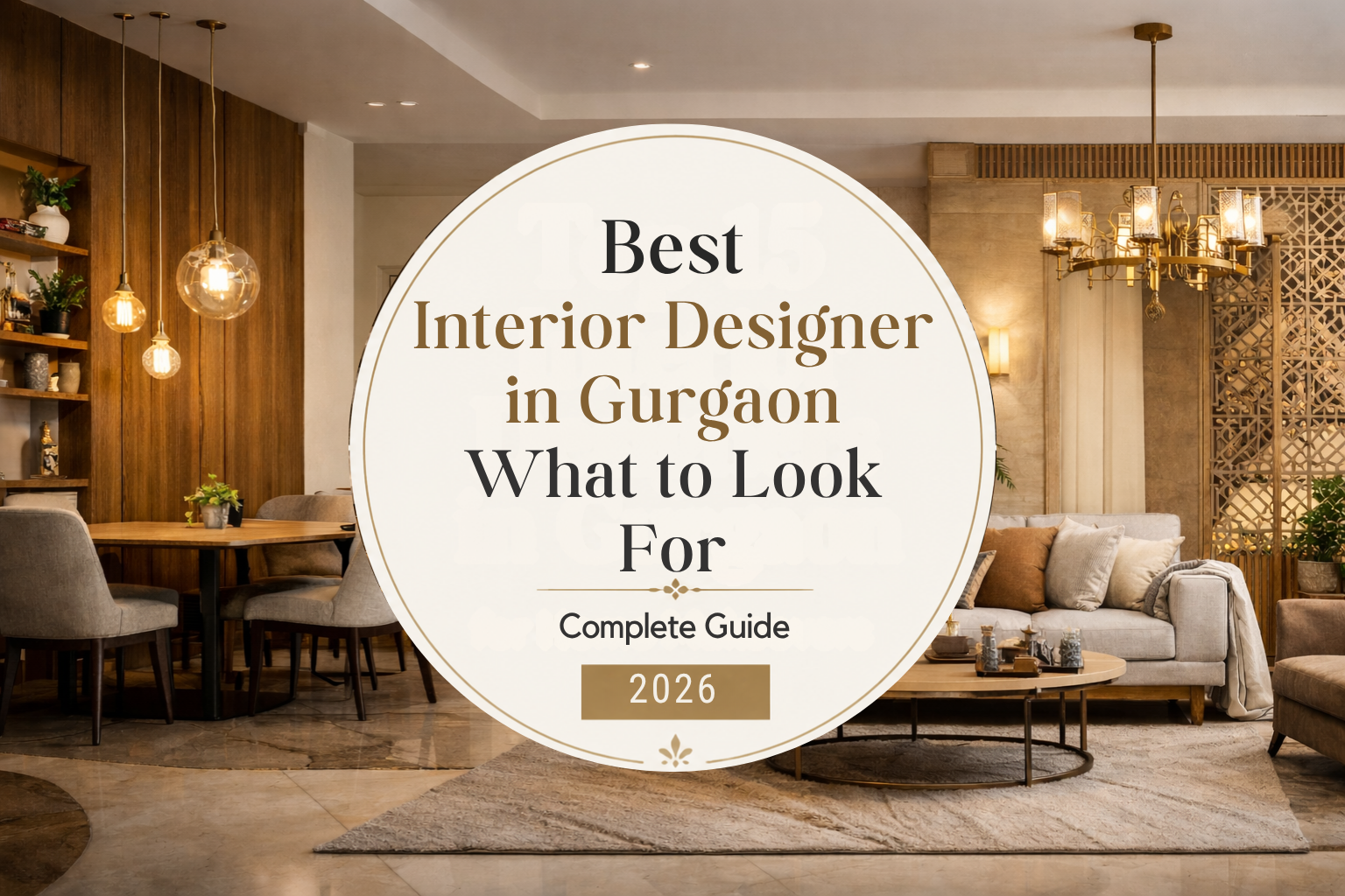 Best Interior Designers in Gurgaon 2026 | Complete Guide