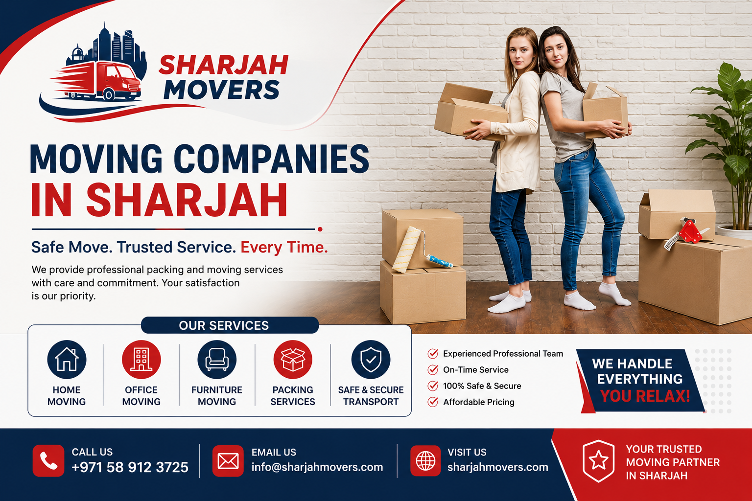 Moving Companies in Sharjah You Can Actually Trust