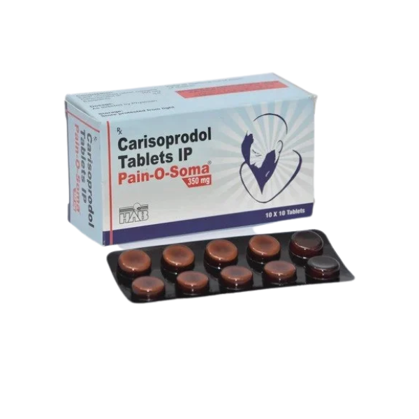 Pain O Soma 350mg (Carisoprodol) – Buy for Acute Pain Relief