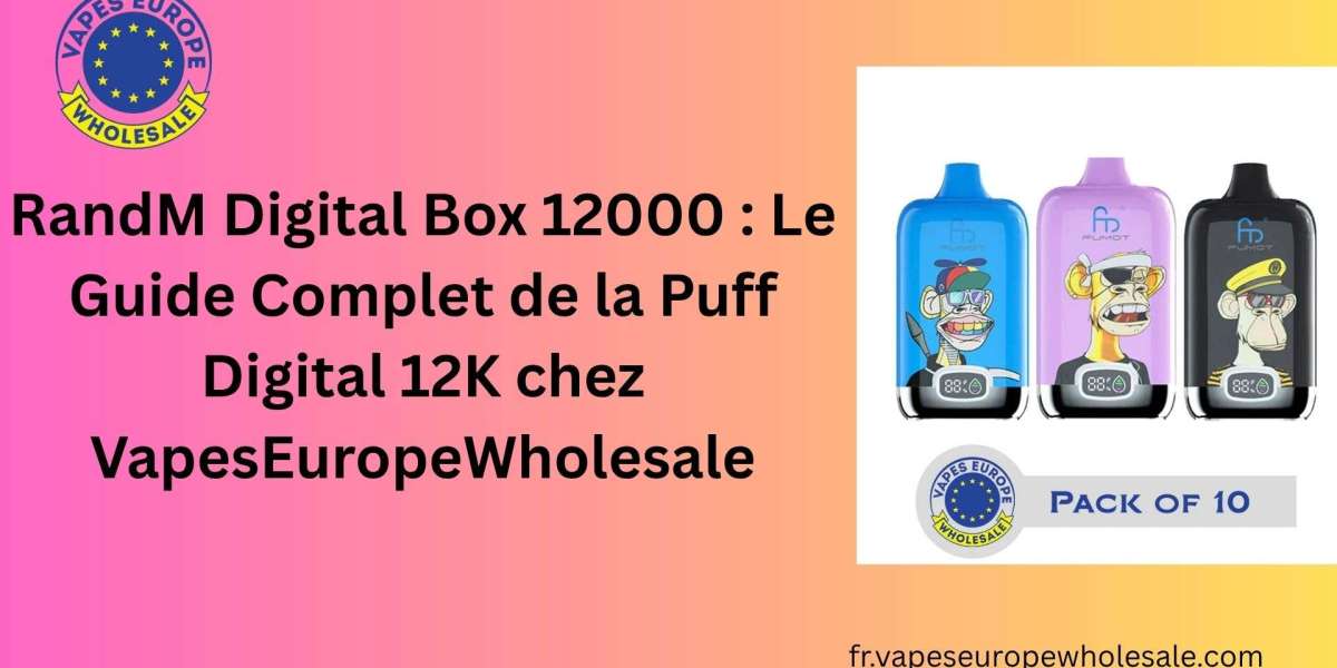 RandM Digital Box 12000 : Le Guide Complet de la Puff Digital 12K chez VapesEuropeWholesale