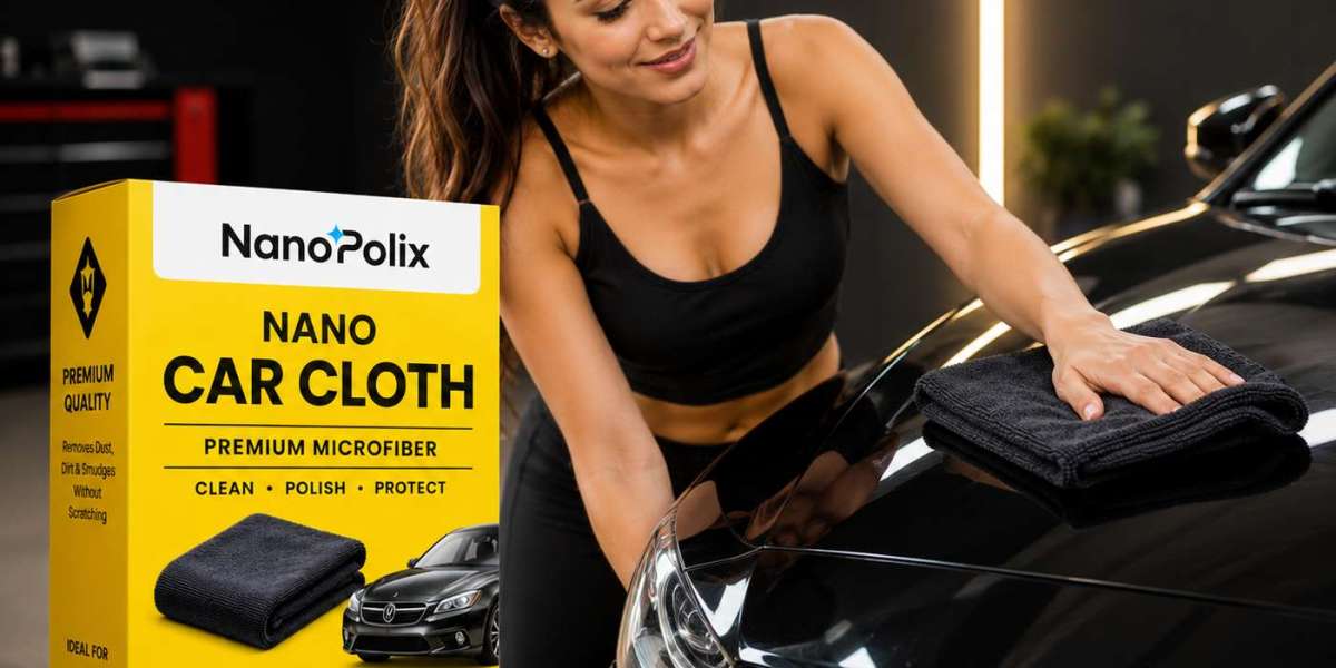 NanoPolix Nano Car Clothveusable Car Detailing Cloth for Glossy Paint Restoration
