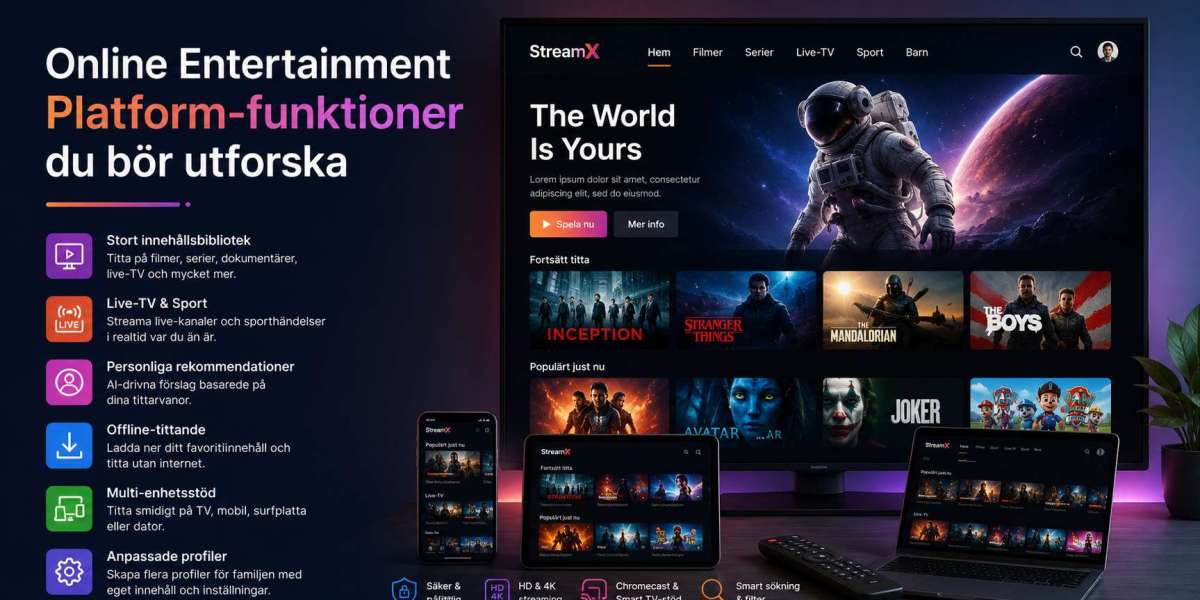 Online Entertainment Platform-funktioner du bör utforska