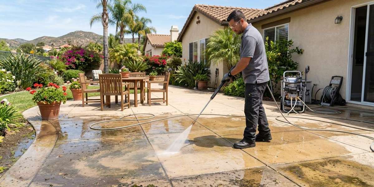 Patio Cleaning Services in Escondido: How to Deal With Common Outdoor Surface Problems