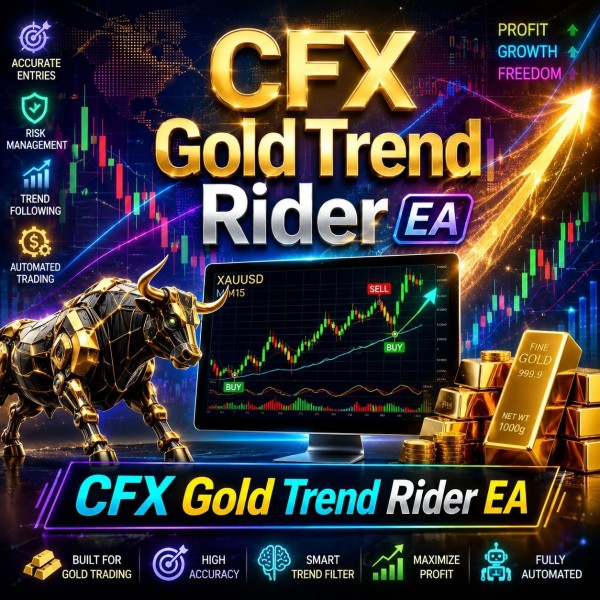 CFX Gold Trend Rider V2 EA v1.0 MT5 - AtomFX Store