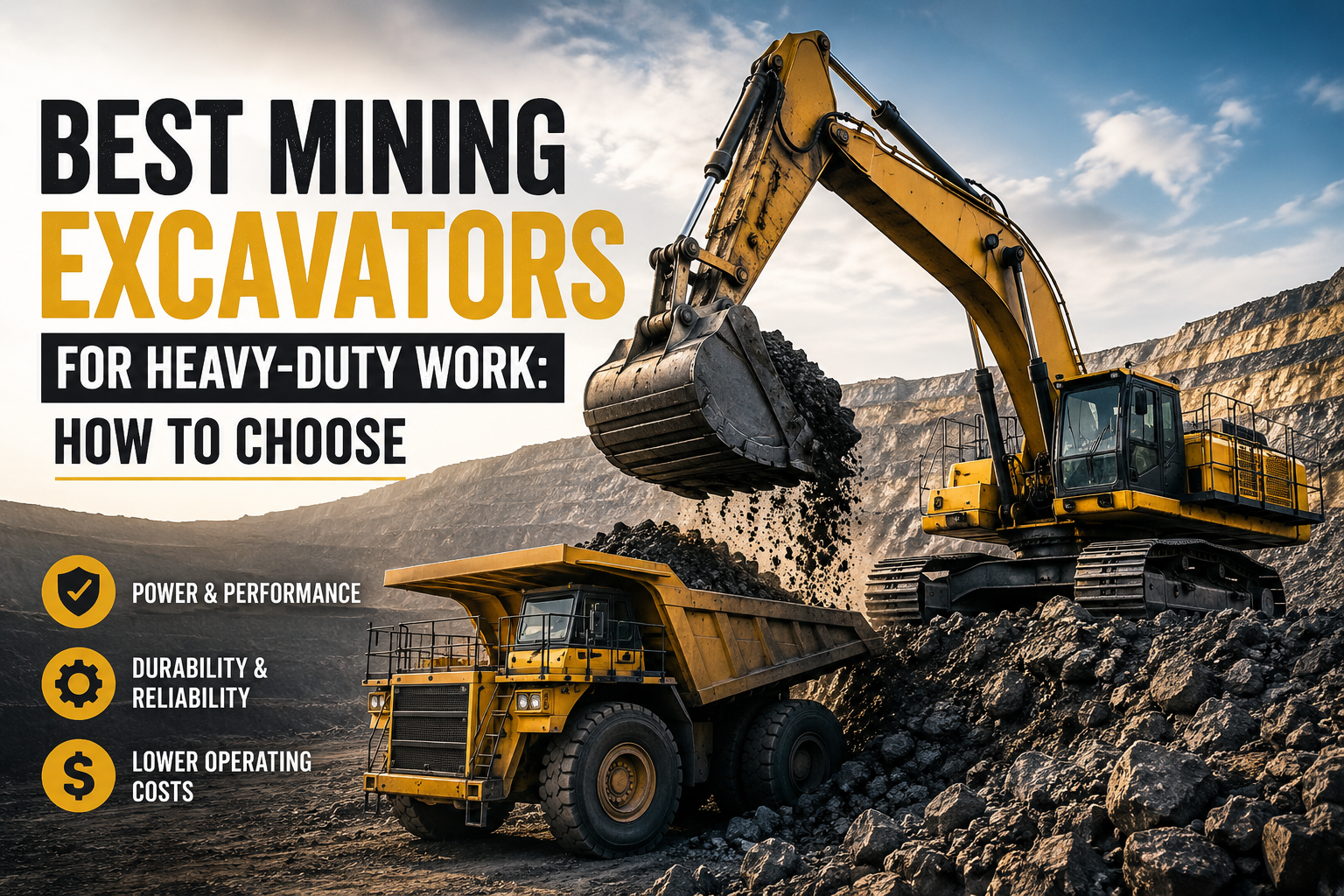 Best Mining Excavators for Heavy-Duty Work: How to Choose | Panchit...