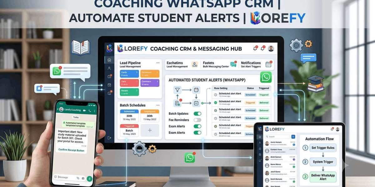 Coaching WhatsApp CRM | Automate Student Alerts | Lorefy