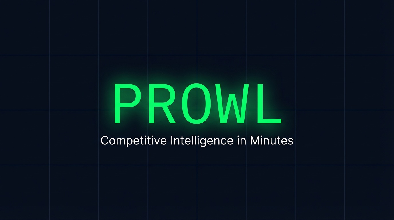 Prowl — the market intelligence connector for AI agents