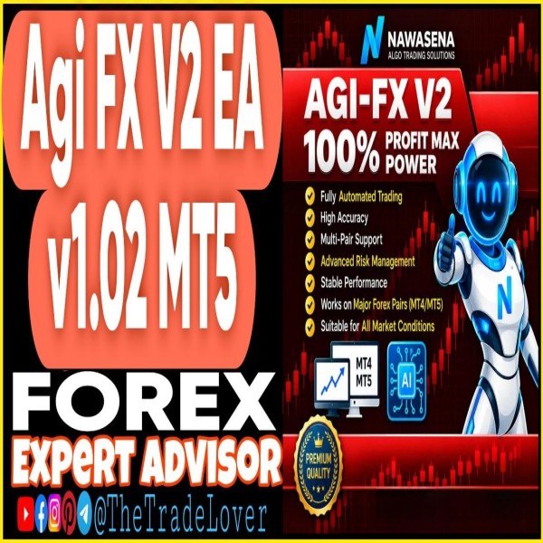 Agi FX V2 EA v1.02 MT5 (Works on Build 6182) | Forex Robot | MT5 Expert Advisor - The Trade Lovers