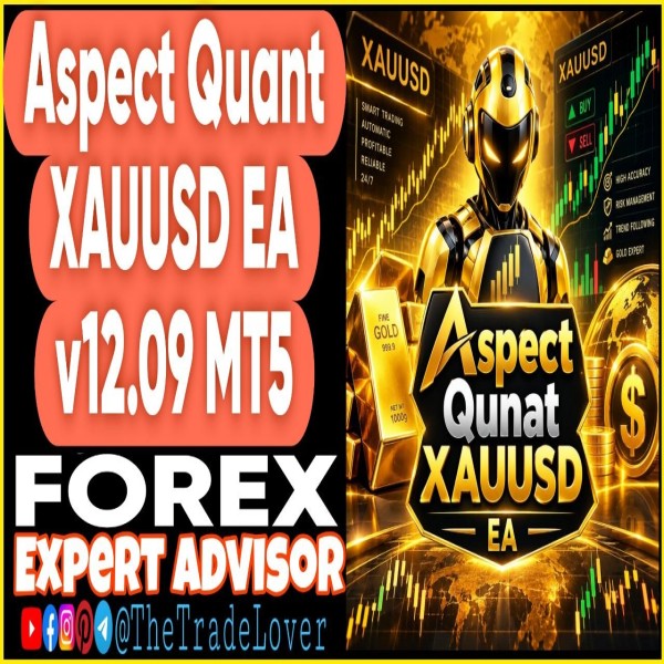 Aspect Quant XAUUSD EA v12.09 MT5 (Works on Build 6182) | Forex Robot | MT5 Expert Advisor - The Trade Lovers