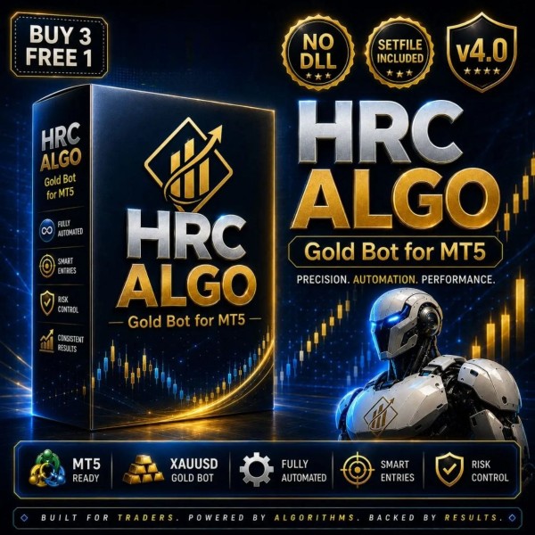 HRC Algo Bot EA v4.0 MT5 + Presets - AtomFX Store